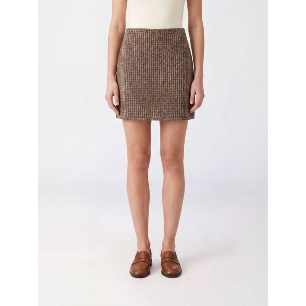 Fabiana Filippi Women High-Waisted Fabiana Filippi Tweed Pencil Mini Skirt